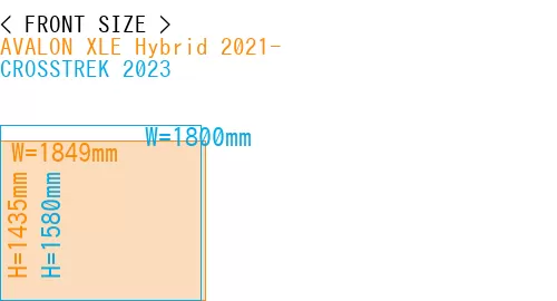 #AVALON XLE Hybrid 2021- + CROSSTREK 2023